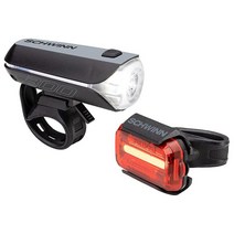 스윈 Schwinn LED 자전거 라이트 헤드라이트 및 후미등 USB 충전식 300L 조명 세트 [미국 직배송], Usb Rechargeable_272 Foot Beam, 272 Foot Beam Distance