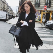 MASHI 어깨 숄 가디건 케이프 망토