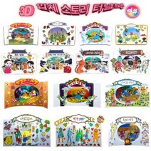 [루미노스]3D 입체 동화 스토리북 터널북 만들기 14종(택1)[빠른배송], 4컷 신데렐라