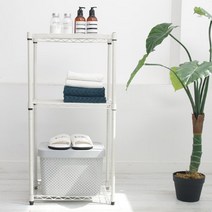 [RA†]화이트 다용도 메탈선반 450 3F 수납 철제 주방 조립식랙 반장 조립식장 메탈 발코니▨_ea, ε본상품ε