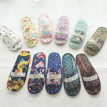 더블 퀼트 실내화 면 슬리퍼 여성 거실 덧신 실내 층간소음 천 퀼팅 누빔 어린이집 유치원, 더블 동물원, 1개