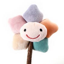 Dorakitten 1pc 고양이 개박하 장난감 플러시 벨 당근 복숭아 꽃 씹는 물린 애완 동물 용품 호의, 01 1