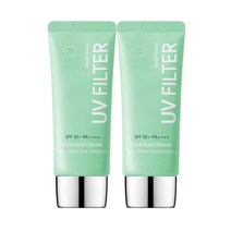[메디플라워] 유브이 필터 시카 선크림 50ml/유기자차 선크림 (1+1), 50ml