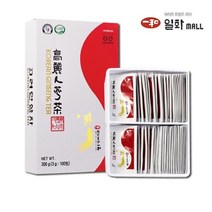 진세노사이드 Rg1 Rb1 합 10mg 건강차 일화 고려 인삼차 인삼농축액 가루 국산 사포닌 면역력 피로 도움을 줄수있는 건강기능식품 사무실 물에녹은 과립형 전통차, 100포, 3g