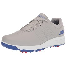 스케쳐스 Skechers 남성용 토크 방수 골프화 블랙 레드 밑창, 9, Gray/Blue Sole