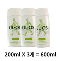 우르오스 남성용 올인원 스킨밀크, 600ml, 2개