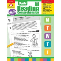 Evan-Moor Daily Reading Comprehension Grade 1 - Homeschooling & Classroom Resource Workbook Reprod