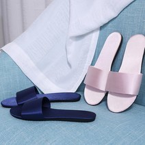 푹신한 실크 거실 실내화 슬리퍼