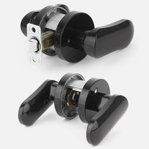 열쇠 방문고리 손잡이 셀프교체 방문도어 안전 레버락, 앙팡그레이 열쇠형