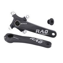 RAO 자전거 크랭크암 자전거크랭크 MTB 로드자전거, 블랙