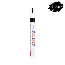 자동차 셀프도색 휠 부분도색 스크래치 수리 펜 자동 터치 업 페인트 필 리무버 차량 타이어 마커 클리어 키트 스타일링 수정 케어, [06] Black