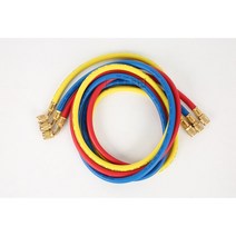 HONGSEN HS-60-102 자동차 에어컨 압력 매니 폴드 게이지 호스 키트 R134A R410 R22 냉매 세트 보관함