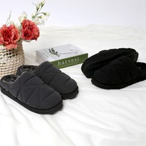로드워크 퀼팅 쿠션 방한 슬리퍼