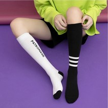 호쿠호니 운동양말 발목긴 롱삭스 여자 언밸런스 특이한 장목 니삭스