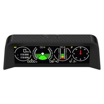계기판 허드 X90 hud 자동차 나침반 경사계 속도계 디지털 gps mph kmh, 없음