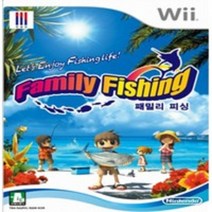 패밀리 피싱(Wii) 한글판 중고 낚시대 없음