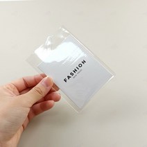상품택 행택 옷택 라벨 텍 옷 의류 태그끈 PVC포켓 1P, 블루