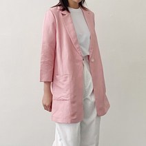 칠부소매 원단추 레이온마자켓 GT-JK104056