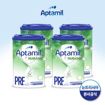[해외무료배송] 압타밀 뉴가닉 프레 800g x 4통 세트, 프레800g(4통)