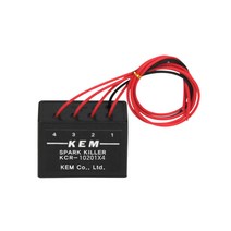 KEM 스파크킬러 단상형 기본전선형 200R 0.1uF 110/220V AC KCR-10201X4