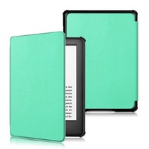 이북리더기 ebook 전자책 뷰어 타블렛 태블릿 울트라 슬림 킨들 케이스 패션 PU 가죽 eBook 리더 8/10th Ge, 08 mint green, 01 For Kindle 123