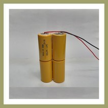 니카드충전지 니카드 1300SC-4N(4.8V 1300mAh)2F+출력선 니카드조립작업, 1개