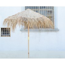코아하우징 인조 밀짚 파라솔 M15 동남아 휴양지 해변 카페 인테리어 소품 초가 볏짚 야자수
