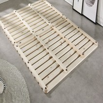 [ 아리엘퍼니쳐 ] AL 접이식 저상형 침대 원목깔판 밀림방지 기본옵션 SM01, Q 퀸 ( 149 cm )