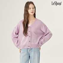르샵 V넥 버튼업 베이직 니트 긴팔 가디건 DO1CK044A