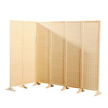 라탄 짜임 원목 파티션 인테리어 가벽 만들기, 150X50cm(3단)