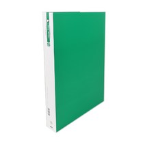 플러스샵 합지 컬러 바인더 A4 3공 O링 5색상 1Set 2개입, 초록 1Set 2개입