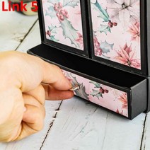 하드웨어 핸들 DIY Scrapbooking 앨범 종이 카드 장식 공예 템플릿 만들기, B447, B447