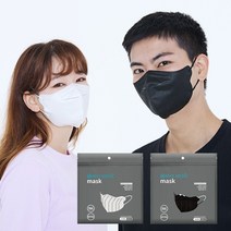 25매 메이메딕 황사방역 KF94 숨쉬기편한 귀안아픈마스크, 화이트