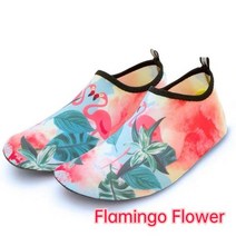 해변 수영 수상 스포츠 양말 맨발 스니커즈 체육관 요가 피트니스 댄스 서핑 다이빙 스노클링 신발 남성 및 여성용, Flamingo+EU 44-45