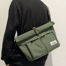 크로스가방 투포켓 남여 크로스백 대학생 커플가방 캠퍼스룩 코디_[230310EA]