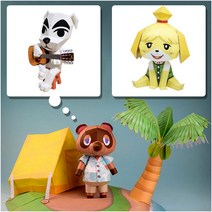 우리스타일 동물의 숲 동숲 너굴 여울 TK DIY 폴리곤 입체 종이 접기 만들기 재료 손 미술 공작 놀이