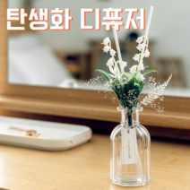 탄생화 디퓨저 선물 세트 11월 탄생화 초롱꽃 남자 친구 여자 친구 남사친 여사친 언니 선생님 직장동료 생일선물 집들이선물 결혼선물 실내 디퓨저 실내 방향제 디퓨져, 청포도, 120ML