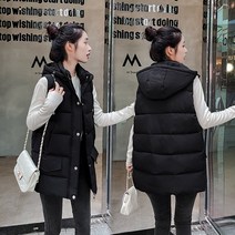 밀크봉봉 여성용 패딩 조끼