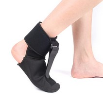 족저근막염 발바닥 보호대 깔창 아치 조절 가능한 족저 근막염 night foot 발, 검은색, m 40-44