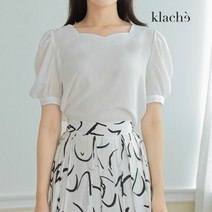 [클라셰] KLACHE 크림퍼프블라우스_CB2MBL058A