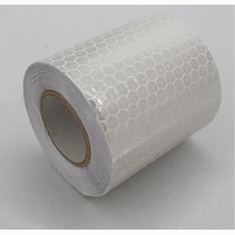 벌집무늬 간편 접착 컷팅사용 반사 스티커 백색 5cm x