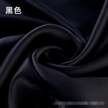 1 미터 100 뽕나무 실크 16 맘 새틴 실크 패브릭 단색 114cm 44 넓은 마당, 13 블랙
