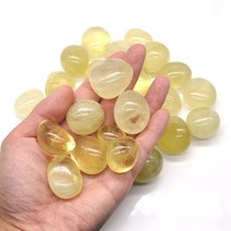 크리스탈 문진 돌 자연 라운드 황수정 크리스탈 폭락 대량 치유 미네랄 보석 원시 수족관 장식 선물, 200g