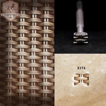 가죽 공예 도구 바구니 우표 크로스 X174 zhongjiang