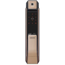 삼성 SDS SHP-P71FNXG 푸시풀도어락 카드키2개 지문인식 현관문도어록, SHP-P71FNXG (보강판포함), B지역설치의뢰