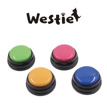 3세대 강아지말하는버튼 녹음부저 녹음벨 간식벨 훈련벨 초인종 녹음기 번역기, 6세대(R버전풀업그레이드), 핑크 1개
