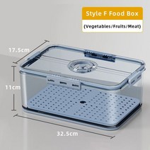 진공 쌀통 보관 추천 저장고 용기 밀폐 용기 잡곡 냉장고 추천 조이보스 과일 앰프 야채 식품 상자 식품 등급 특별 신선 유지 밀봉 상자 주방 주최자 상자, 06년