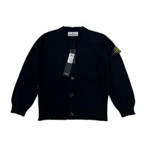 스톤 아일랜드 [명품]24SS 성인가능 와펜 가디건 블랙 8016511B0 V0029