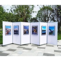 작품 전시대 갤러리 전시가벽 미술 진열대 이동 사진, 문의주세요