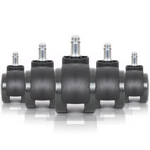 저소음 우레탄 의자바퀴 플러스 5P 11mm 캐스터 우레탄바퀴, 저소음 우레탄 의자바퀴 5P 11미리